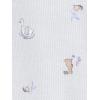 imageSimple Joys by Carters Baby Girls 2Way Zip Thermal Footed Sleep and Play Pack of 2Floral Goose