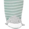 imageSimple Joys by Carters Baby Girls 2Way Zip Thermal Footed Sleep and Play Pack of 2Mint Green StripeWhite Avocados