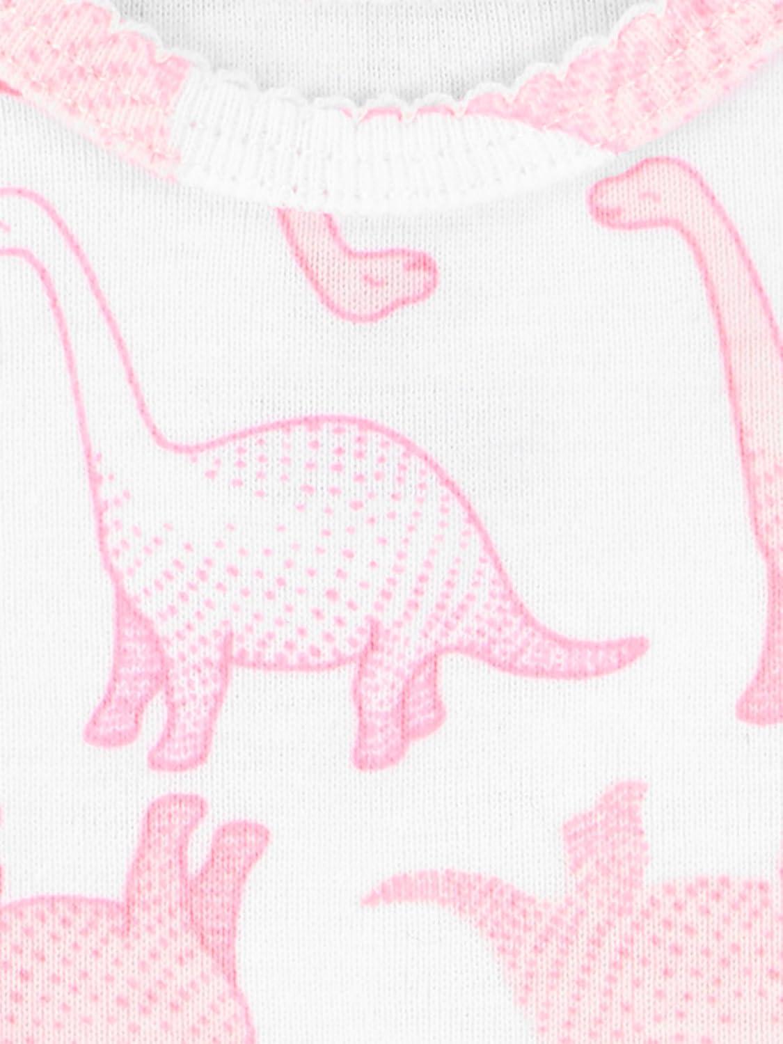 imageSimple Joys by Carters Baby Girls 6Pack Sleeveless BodysuitMulticolorDinosaurFloralForest AnimalsFruitHearts