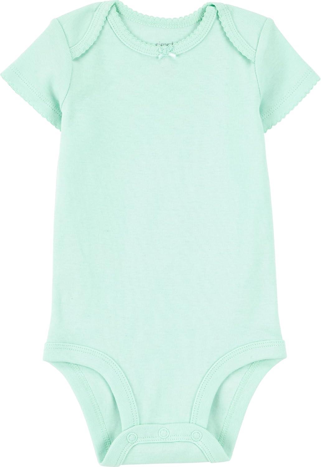 imageSimple Joys by Carters Baby Girls 6Pack Sleeveless BodysuitMulticolorSolid Colors