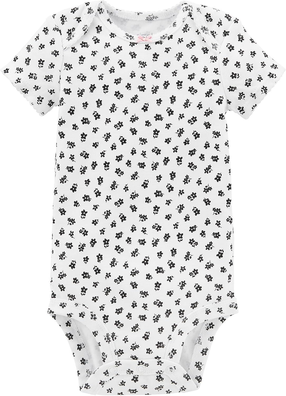 imageSimple Joys by Carters Baby Girls 6Pack Sleeveless BodysuitPinkBlackWhite