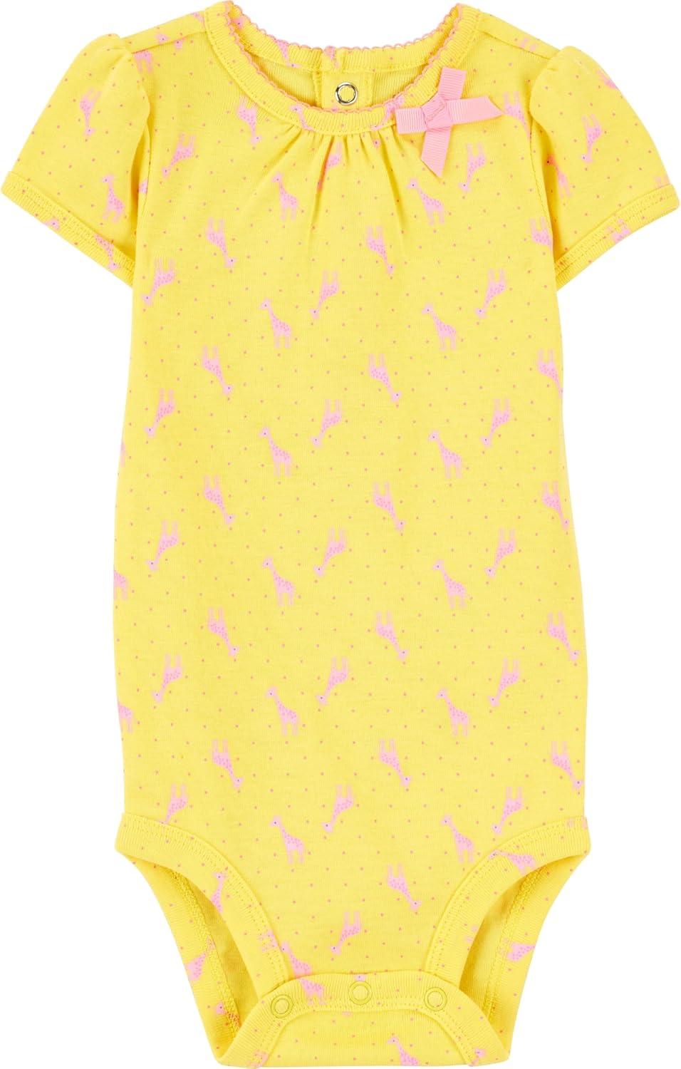 imageSimple Joys by Carters Baby Girls 6Pack Sleeveless BodysuitPinkYellow