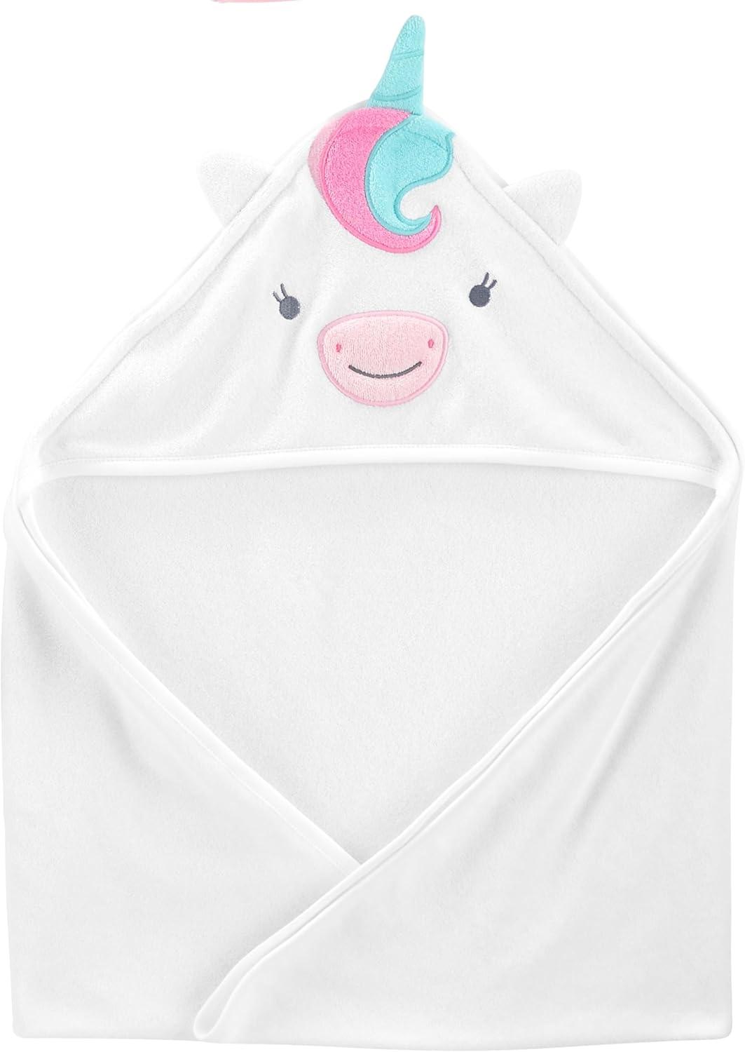 imageSimple Joys by Carters Unisex Babies 8Piece Towel and Washcloth Set MultipacksPink FlamingoWhite Unicorn