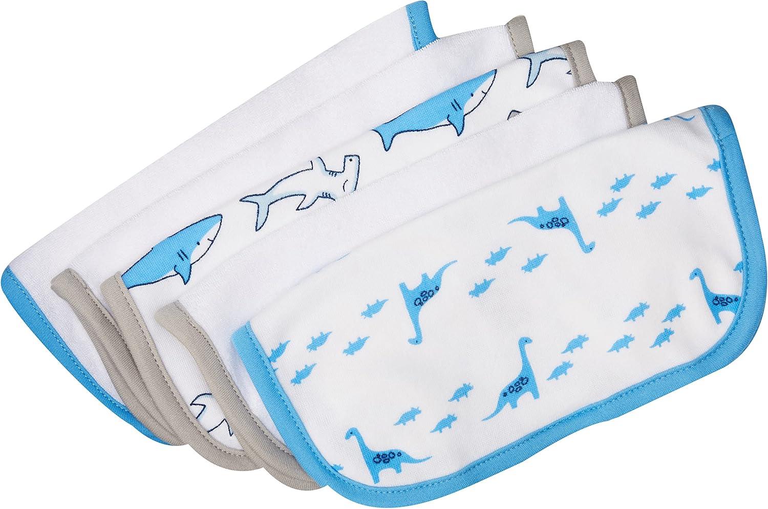imageSimple Joys by Carters Unisex Babies 8Piece Towel and Washcloth Set MultipacksSharkDinasaur