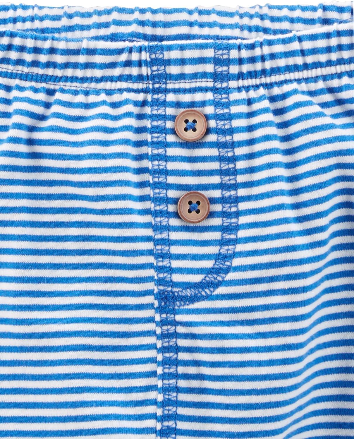 imageSimple Joys by Carters Unisex Babies Pant Pack of 4BlueGrey HeatherNavyStripe