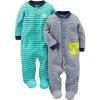 Navy Stripe/Turquoise Blue Stripe