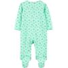 imageSimple Joys by Carters Baby 3Pack Neutral Sleep and PlayMint Green FloralNavy DotsWhite Flowers