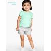 imageSimple Joys by Carters Girls 3Pack Knit ShortsGrey DotsNavy StripePink