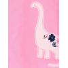 imageSimple Joys by Carters girls 4piece Playwear SetBlackNavy FloralOlivePink Dinosaur
