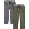 imageSimple Joys by Carters Baby Boys 2Pack Pull on PantGreenGrey