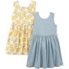 Dusty Blue/White Lemon