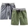 imageSimple Joys by Carters boys Shorts Pack of 2GreenGrey