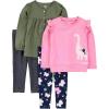Black/Navy Floral/Olive/Pink Dinosaur