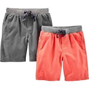 imageSimple Joys by Carters boys Shorts Pack of 2GreyRed