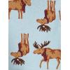 imageSimple Joys by Carters Baby 3Piece Snugfit Cotton Holiday Pajama SetBurgundy StripeLight Blue Moose