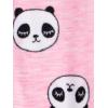 imageSimple Joys by Carters Toddlers and Baby Girls LooseFit Flame Resistant Fleece Footed Pajamas Pack of 3Black FloralPink PandaWhite Hearts