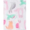 imageSimple Joys by Carters Toddlers and Baby Girls LooseFit Flame Resistant Fleece Footed Pajamas Pack of 3CatDotsOwls