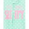 imageSimple Joys by Carters Toddlers and Baby Girls LooseFit Flame Resistant Fleece Footed Pajamas Pack of 3CatDotsOwls