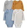 Dusty Blue/Gold/Grey Heather/White Stripe