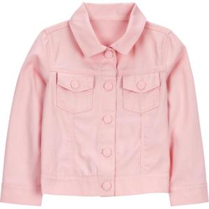 imageSimple Joys by Carters Toddlers and Baby Girls Denim JacketPink Twill Jacket