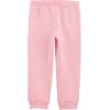 imageSimple Joys by Carters Girls 2Pack Fleece JoggersPinkBlack