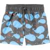 imageSimple Joys by Carters Toddlers and Baby Boys Swimsuit Trunk and Rashguard SetBlackSky Blue Whales