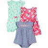 Mint Green Cherry/Navy Stripe/Pink Floral