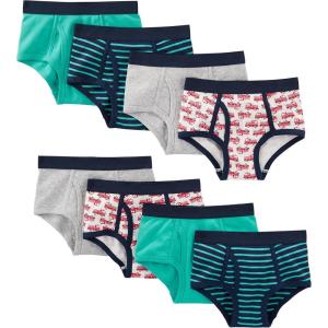 imageSimple Joys by Carters Boys 8Pack Underwear MulticolorFiretruckStripe 23