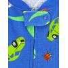 imageSimple Joys by Carters Kids 3Pack Snug Fit Footless Cotton PajamasBlack MonsterBlue DinosaurGrey Stripe