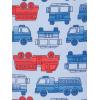 imageSimple Joys by Carters Kids 3Pack Snug Fit Footless Cotton PajamasBlue FiretruckGrey StripeWhite Dinosaur