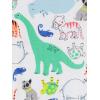 imageSimple Joys by Carters Kids 3Pack Snug Fit Footless Cotton PajamasBlue FiretruckGrey StripeWhite Dinosaur