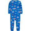 imageSimple Joys by Carters Kids 3Pack Snug Fit Footless Cotton PajamasBlue Sea LifeNavy StripeWhite Cars