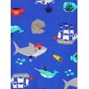 imageSimple Joys by Carters Kids 3Pack Snug Fit Footless Cotton PajamasBlue Sea LifeNavy StripeWhite Cars