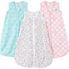 imageSimple Joys by Carters Baby 3Pack Cotton Wearable Blankets HeartsOwl SmallHeartsOwl