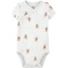 imageSimple Joys by Carters unisexbaby 5pack Side Snap Shortsleeve BodysuitBrown Panda