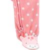 imageSimple Joys by Carters Baby Girls Cotton and Fleece Footed Sleep and Play Pack of 2Charcoal Forest AnimalsLight Pink Dots