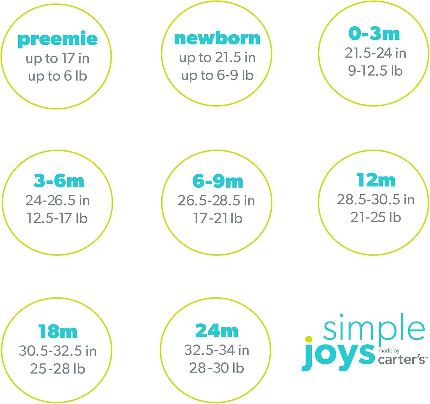 imageSimple Joys by Carters Baby Girls 4Pack PantCoral PinkGreyNavy DotsPink