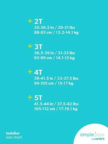 imageSimple Joys by Carters Girls 2Pack Fleece JoggersPinkNavy