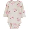 imageSimple Joys by Carters Baby Girls 4Piece Jacket Pant and Bodysuit SetWhite Ground Floral