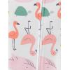 imageSimple Joys by Carters Girls 3Pack Snug Fit Footed Cotton PajamasHeartsLlamaSea Friends