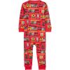 imageSimple Joys by Carters Kids 3Pack Snug Fit Footless Cotton PajamasRed FiretruckWhite MonsterSharks