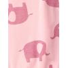 imageSimple Joys by Carters babygirls 3pack Cotton Sleeper GownLight Pink BunnyWhite RainbowElephants