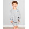 imageSimple Joys by Carters boys 4piece French Terry Longsleeve Shirts and Shorts Playwear SetGreyNavy