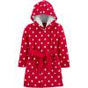 imageSimple Joys by Carters Toddlers and Baby Girls Hooded Sleeper RobeRed Polka Dot