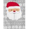 imageSimple Joys by Carters unisexbaby In 2pk Fleece Snp Santa TreesGreen SantaGrey Festive Print