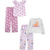 imageSimple Joys by Carters girls 4piece Polyester Pajama SetForest AnimalsPolka DotYoga