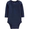 imageSimple Joys by Carters BabyBoys LongSleeve Bodysuit Pack of 5BodysuitBlueGrey HeatherNavyOliveWashed Navy