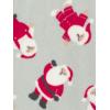 imageSimple Joys by Carters Neutral Holiday Loosefit Flame Resistant Fleece Footed Pajamas Santa ampamp Trees 5T