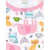 imageSimple Joys by Carters girls 6piece Snug Fit Cotton Pajama SetBlue BunnyPink DotsWhite Forest Animals
