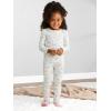 imageSimple Joys by Carters girls 6piece Snug Fit Cotton Pajama SetGrey FloralPink StripeWhite Strawberry